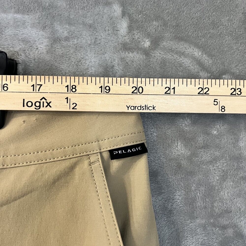 Pelagic Men’s Khaki Fishing Shorts Performance Outdoor Size 38 NEW - Picture 7 of 8